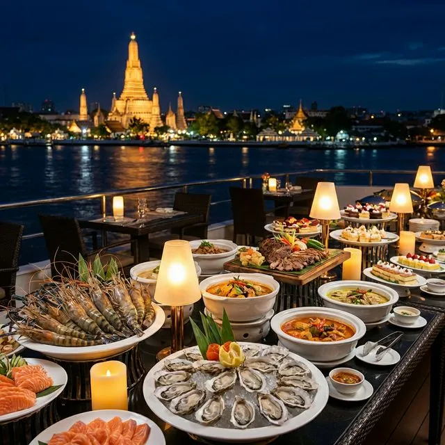 Meridian Cruise 2 Premium International Seafood Buffet Highlights